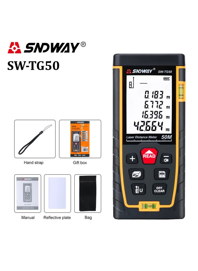 SNDWAY laser distance meter 50 m - Image 1