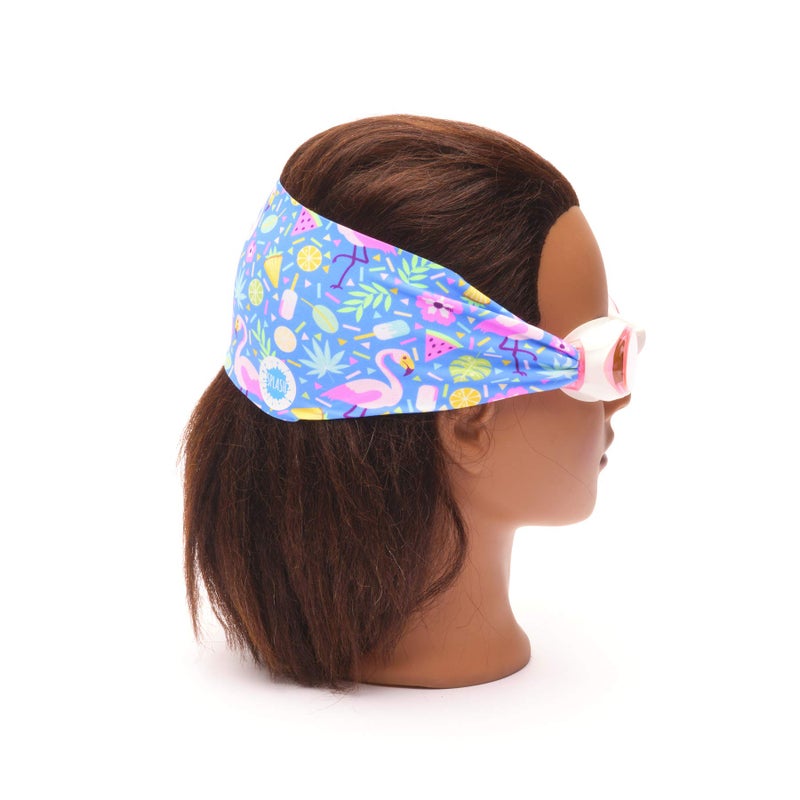 Splash Place SWIM GOGGLES with Fabric Strap - FLAMINGO POP | Fun, Fashionable, Comfortable - Adult & Kids Swim Goggles - Image 2