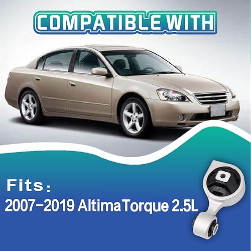 YBDDZH Front Engine Torque Strut Mount Compatible with 2007-2018 Altima 2.5L Engine Automatic Transmission OE 1350JA00A 11350JA80A A4350 EM9444 9444 - Image 2