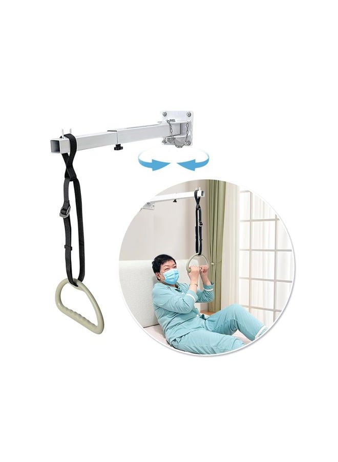 KAAMOS Bed Trapeze Bar for Elderly Bed Pull Up Lift Assist Trapeze Bar Mobility Handicap Medical Trapeze Bars for Get Out of Bed Hospital Overhead Transfer Helper Handle - Image 1