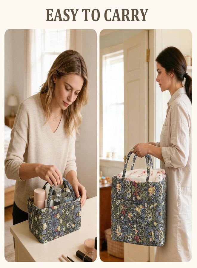ANKICK Fabric Storage Basket 2 Pack,Large and Mini Boho Laundry Nursery Hamper Portable Folding Organizer for Car Bedroom - Image 3