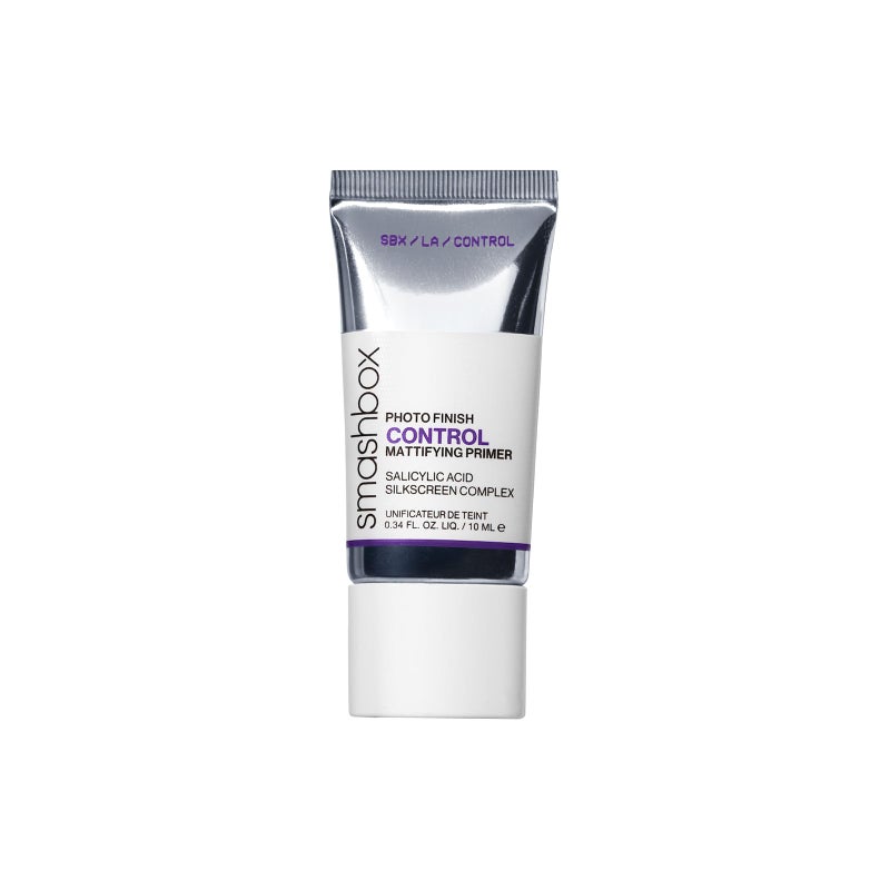 Smashbox Photo Finish Control Mattifying Makeup Primer | Pore-Minimizing, Oil-Controlling Primer that helps Reduce Shine | Silkscreen Complex, Witch Hazel, Salicylic Acid + Zinc, 0.34 Fl Oz - Image 1