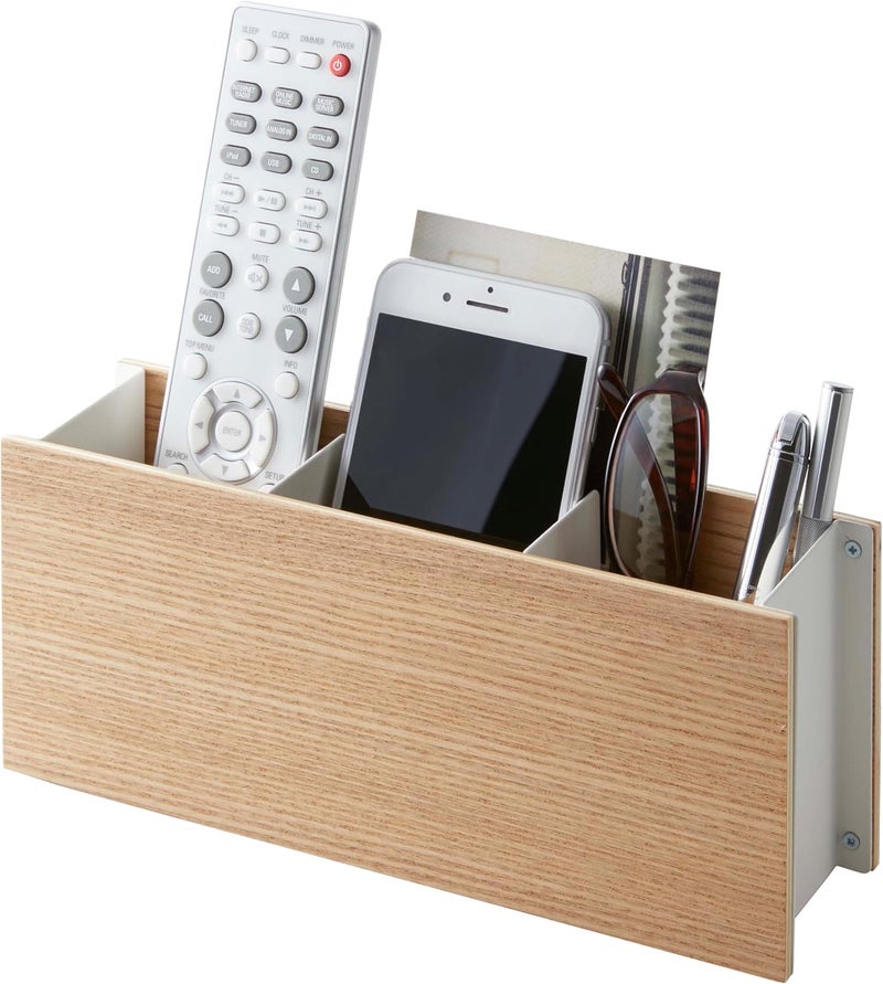 Yamazaki RIN PEN STAND & REMOTE CONTROL RACK BE, white - Image 1