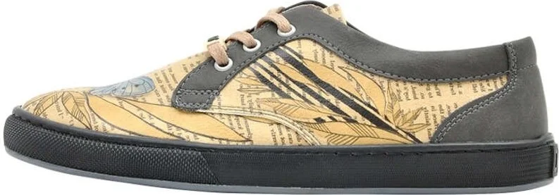دوجو Cord Women's Shoes Design Printed Vegan Butterfly Queen