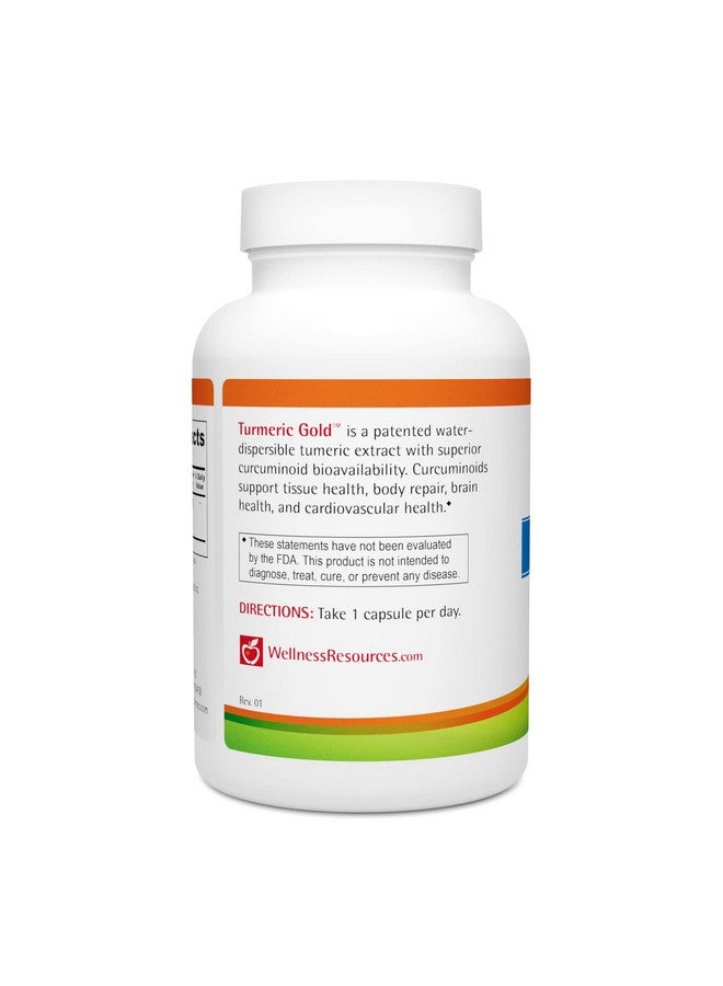 Wellness Resources Turmeric Gold Caps With Turmipure Turmeric Extract Highest Curcuminoid Bioavailability (90 Capsules) Nongmo Vegan Glutenfree Turmeric Supplement … - Image 3