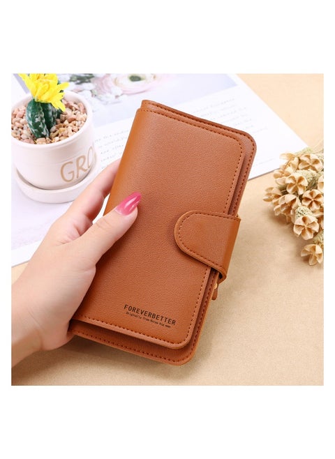 Ladies Wallet Women Leather Clutch Purse Credit Card Coin Holder