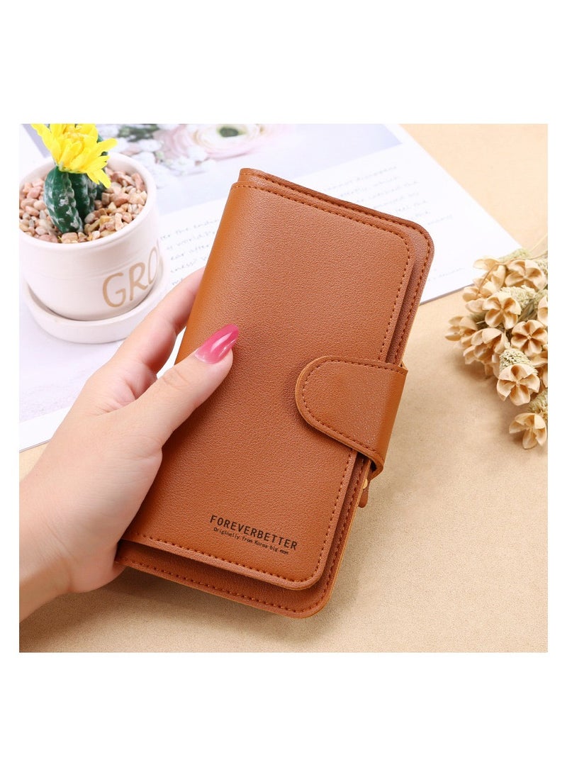 Forever young Ladies Wallet Women Leather Clutch Purse Credit Card Coin Holder  - Image 1