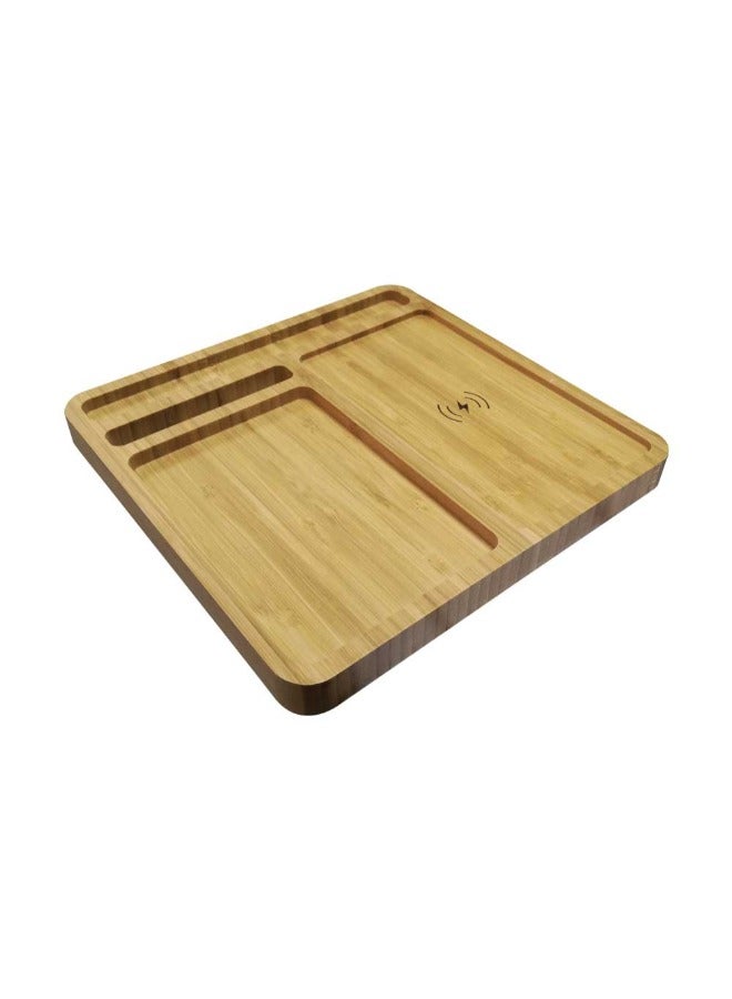 BYFT Bamboo Wireless Charger Docking Station - Image 2