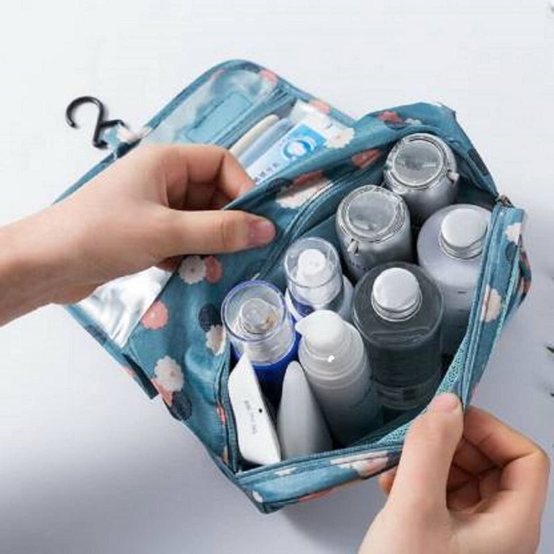 4MYL Travel Organizer Accessory Toiletry Cosmetics Bag Makeup or Shaving Kit Pouch for Men Women Hanging Toiletry Bag Travel Organizer - Image 5