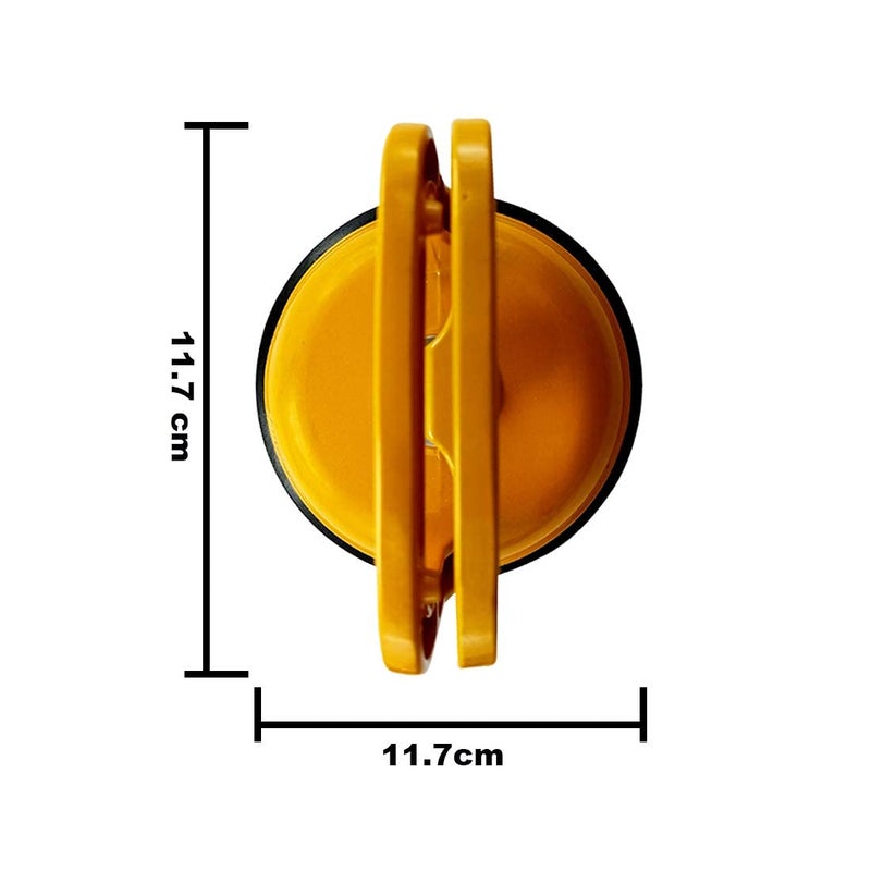 HBD SALES HBD SALES Aluminium Single Suction Cup Lift Up Working Hand Tool for Flat Glass Ceramic Tiles Mirror Window Penal Glass Lifting Carrying Moving and Rotating 50 kg Capacity 1 pc - Image 3