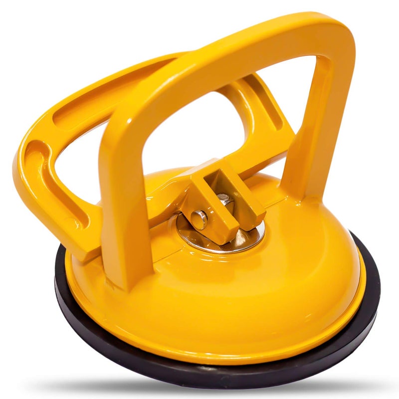 HBD SALES HBD SALES Aluminium Single Suction Cup Lift Up Working Hand Tool for Flat Glass Ceramic Tiles Mirror Window Penal Glass Lifting Carrying Moving and Rotating 50 kg Capacity 1 pc - Image 1