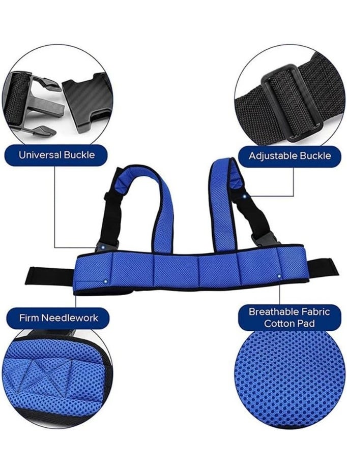 Relex Wheelchair Fall Prevention Safety Seat Belt Shoulder Fixing Straps Nursing Band For Elderly Patients Harness Brace Support Vest - Image 3