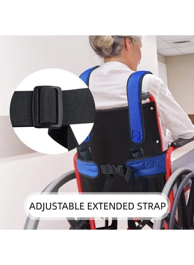 Relex Wheelchair Fall Prevention Safety Seat Belt Shoulder Fixing Straps Nursing Band For Elderly Patients Harness Brace Support Vest - Image 4