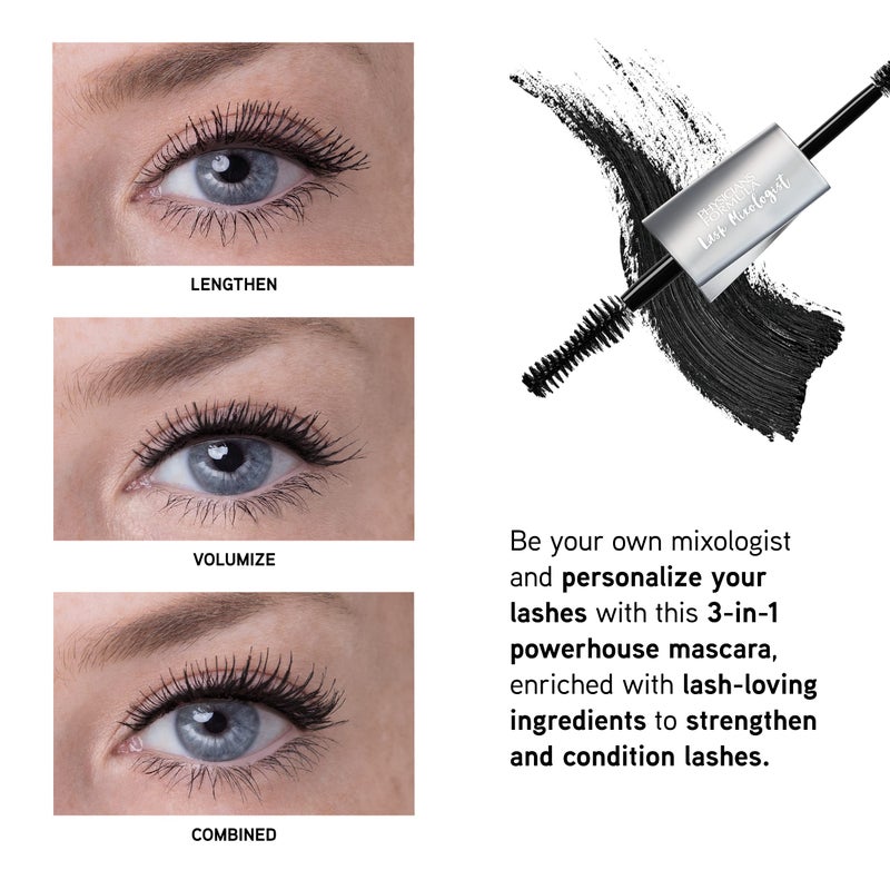 Physicians Formula Lash Mixologist 3-in-1 Mascara Black, Strengthen & Condition , Dermatologist Approved. Clinically Tested. Ophthalmologist Approved. - Image 2