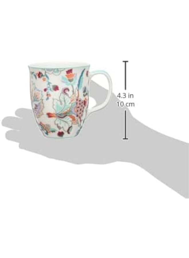 Rosa Florina Porcelain Mug - Multi Color - Image 3