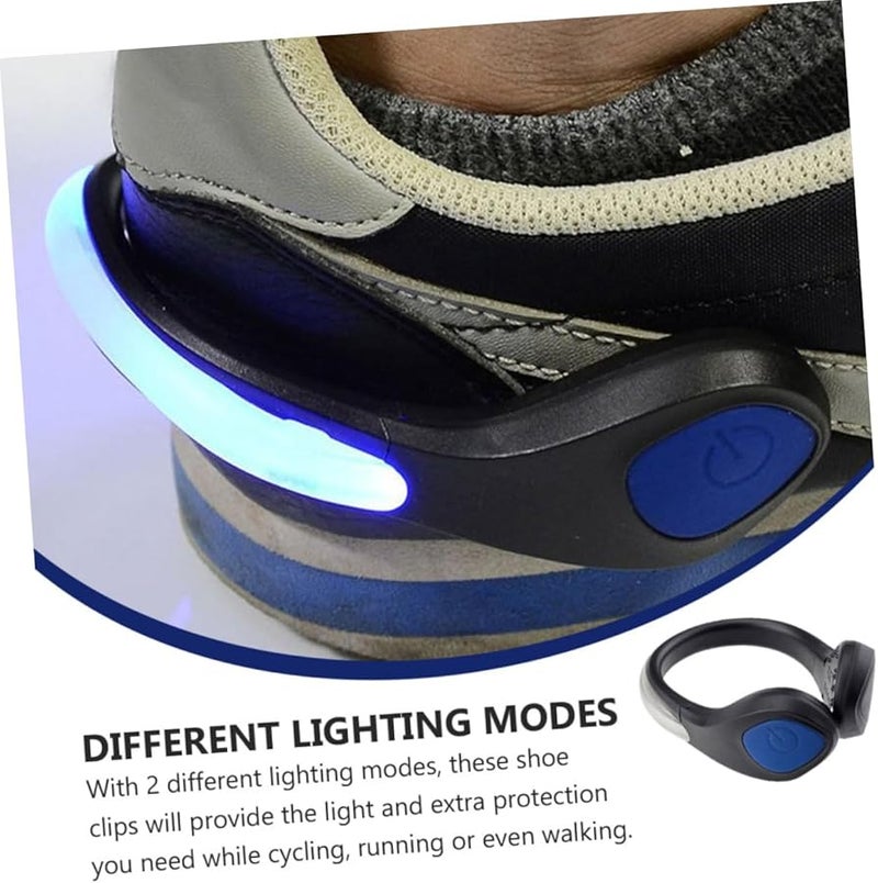 6Pcs LED Shoe Clip Lights RGB Night Running Safety Lights For Walking Biking Jogging Random Color - Image 5