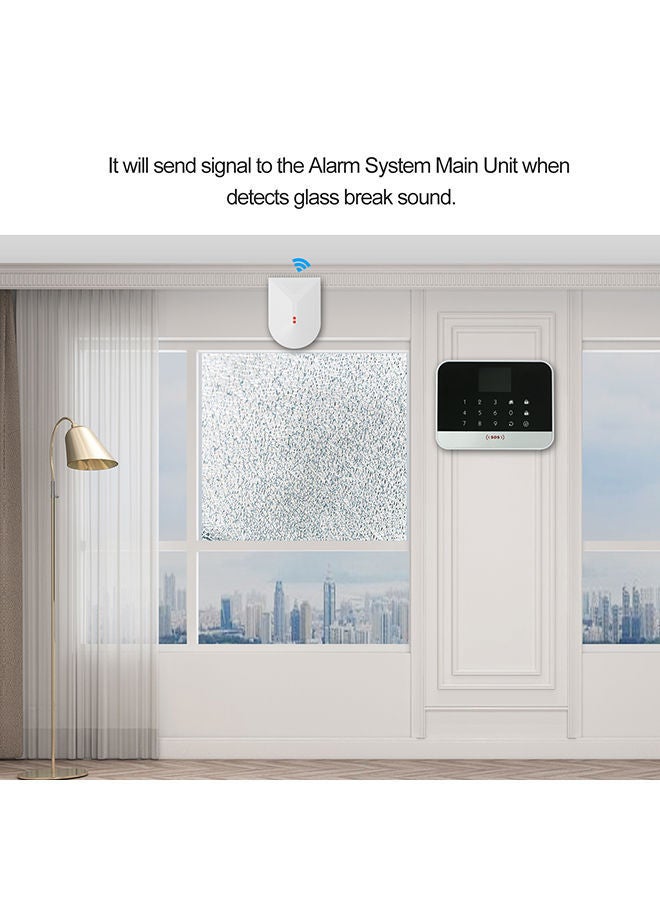 نيبمينينت جهاز إنذار أمان منزلي عالي الحساسية لكشف الكسور والصدمات أبيض 9.50x3.30x7سنتيمتر - Image 3