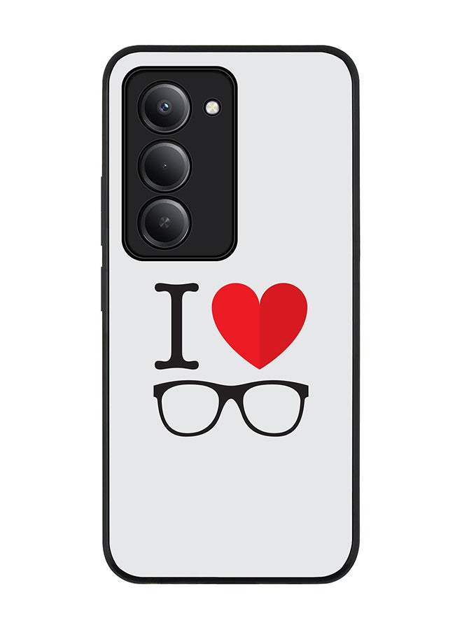 Stylizedd For Xiaomi Redmi 15 5G Case,Slim fit Camera Protection, Shockproof Thin Phone cover  - I Love Glasses - Image 1