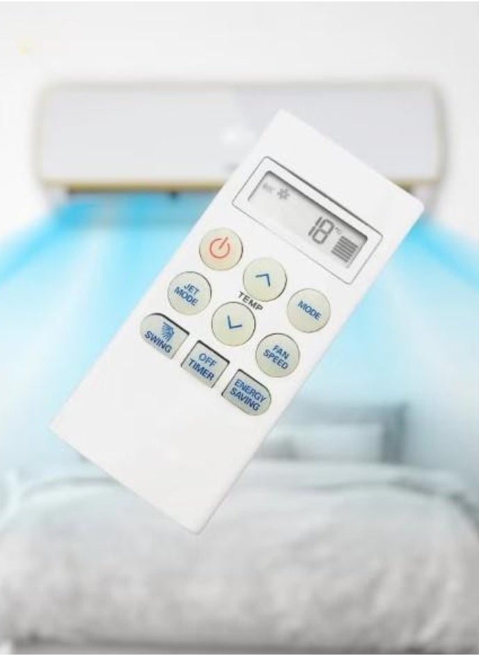 JAJEEK جهاز تحكم عن بعد لمكيف الهواء AKB73756203، AKB73756207، AKB73756204 – بديل لجهاز التحكم عن بعد لمكيفات متعددة، موثوق وسهل الاستخدام - Image 3