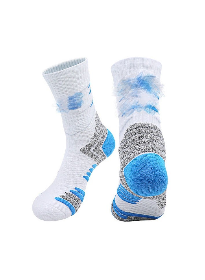 Fashion Anti Slip Breathable Sports Socks Four Piece Set