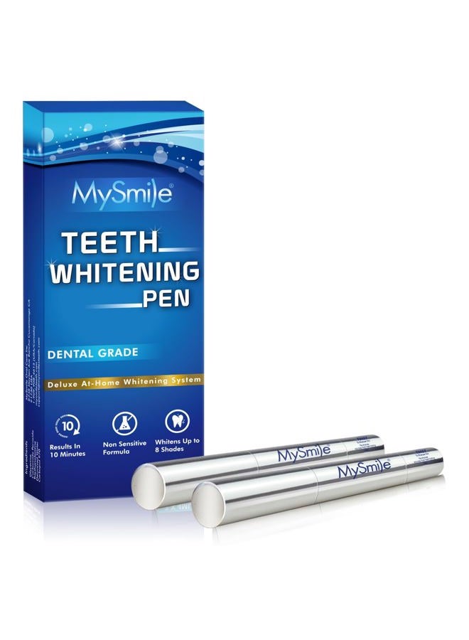 MySmile Teeth Whitening Pen 30+ Treatment Enamel Safe Tooth Whitening Gel for Teeth Sensitive-10 Min Fast Whitening Teeth-Helps to Remove Stains from Coffee, Smoking, Wines-Mint Flavor - Image 1