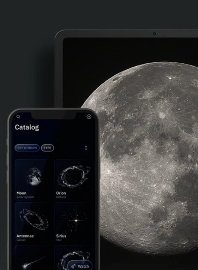 UNISTELLAR Odyssey Pro Digital Deep Space Telescope | Equipped with Nikon Eyepiece Technology | See Planets, Moon, Galaxies & More, Smart & Super Compact, User-Friendly Telescope, LightWeight @ 6.5Kg  w/ Tripod - Image 4