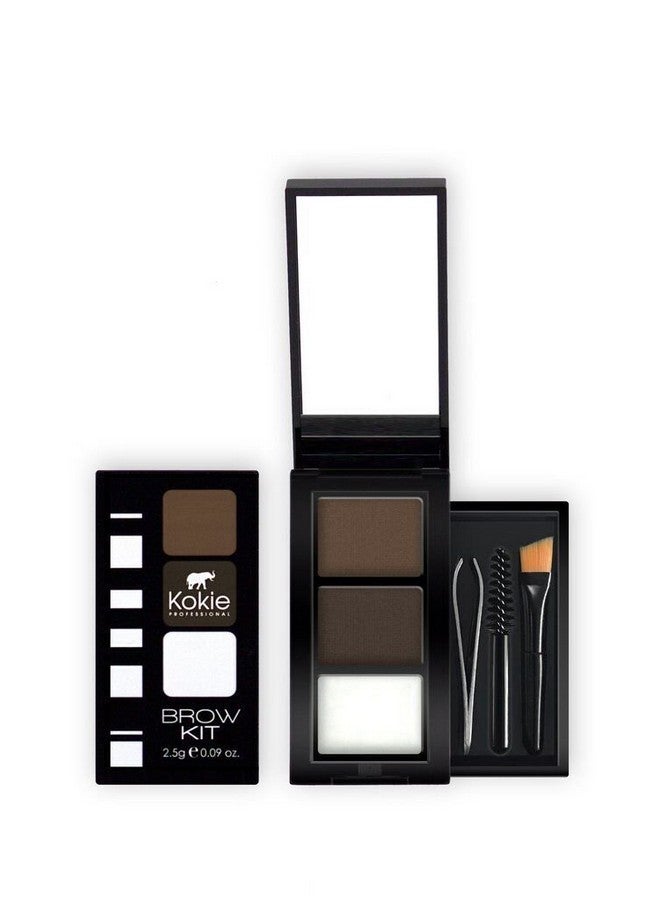 Kokie Cosmetics Brow Kit (Dark Brunette) - Image 1