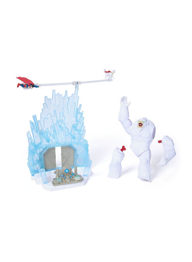 DC Superman Fortress of Solitude Battle Set, 3 Action Figures, Accessories, Pretend Play Super Heroes -Kids Toys For Boys and Girls Ages 4 and Up - Image 3