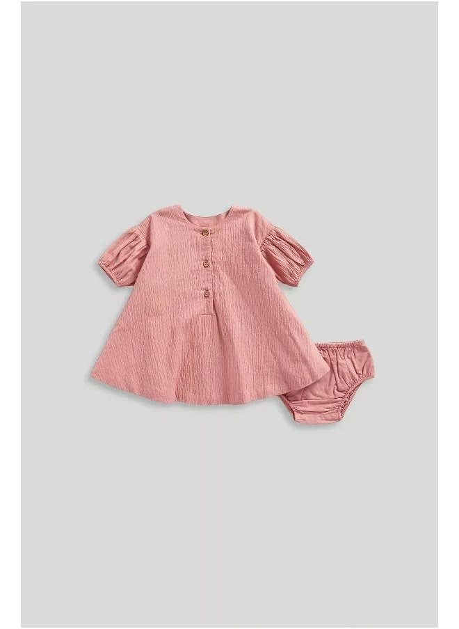 mothercare Crinkle Dress and Knickers