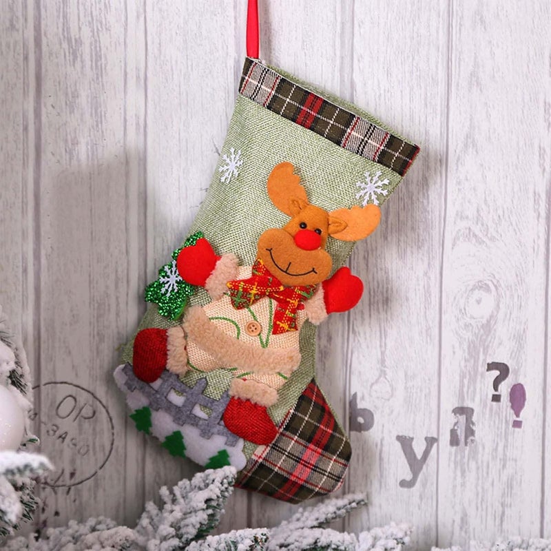 klarako Custom Stockings, Funny DIY Personalized Christmas Stocking with Name, Custom Christmas Stockings, Customized Xmas Decor Gifts for Family Kids, Christmas Holiday Party Decoration (B) - Image 1