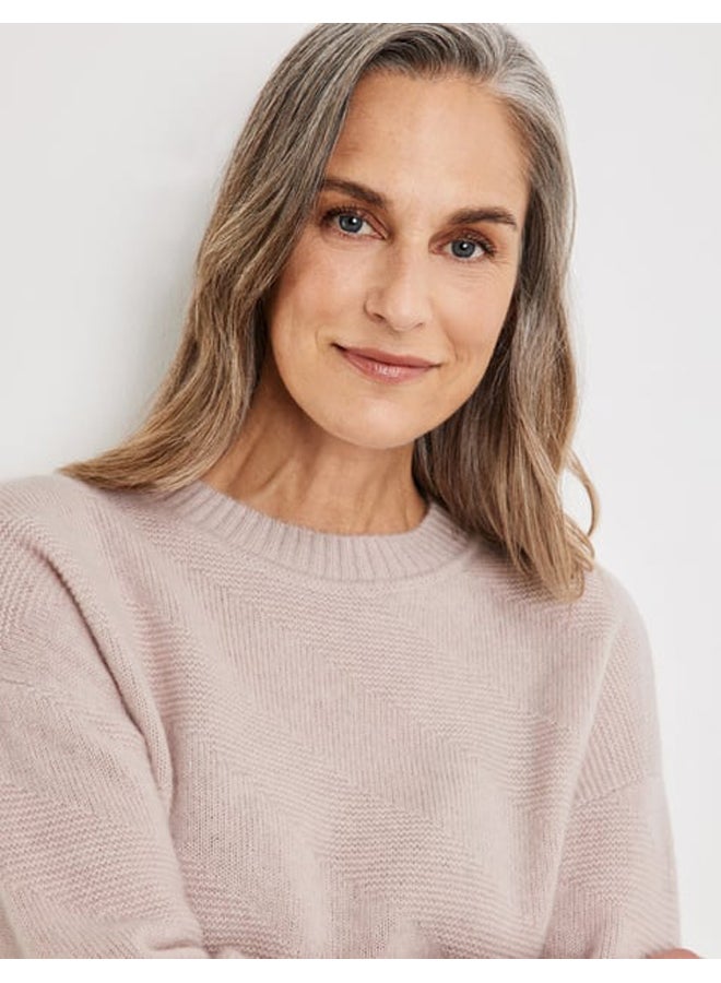 GERRY WEBER سترة من الكشمير بنسيج محبوك  - Image 3