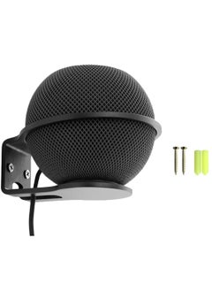 KASTWAVE Wall Mount for HomePod Mini, Sturdy Steel Made Mount Stand Holder for Mini Speaker Wall-Mounted(Black)  - Image 1