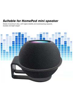 KASTWAVE Wall Mount for HomePod Mini, Sturdy Steel Made Mount Stand Holder for Mini Speaker Wall-Mounted(Black)  - Image 4