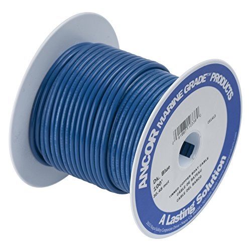 سلك نحاسي معلب أنكور 100125 18 AWG 08mm2 أزرق داكن 250 قدم