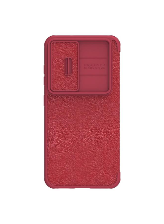 Nillkin Case For Samsung Galaxy S23+ 5G QIN Series Pro Sliding Camera Cover Design Leather Phone Case - Image 1