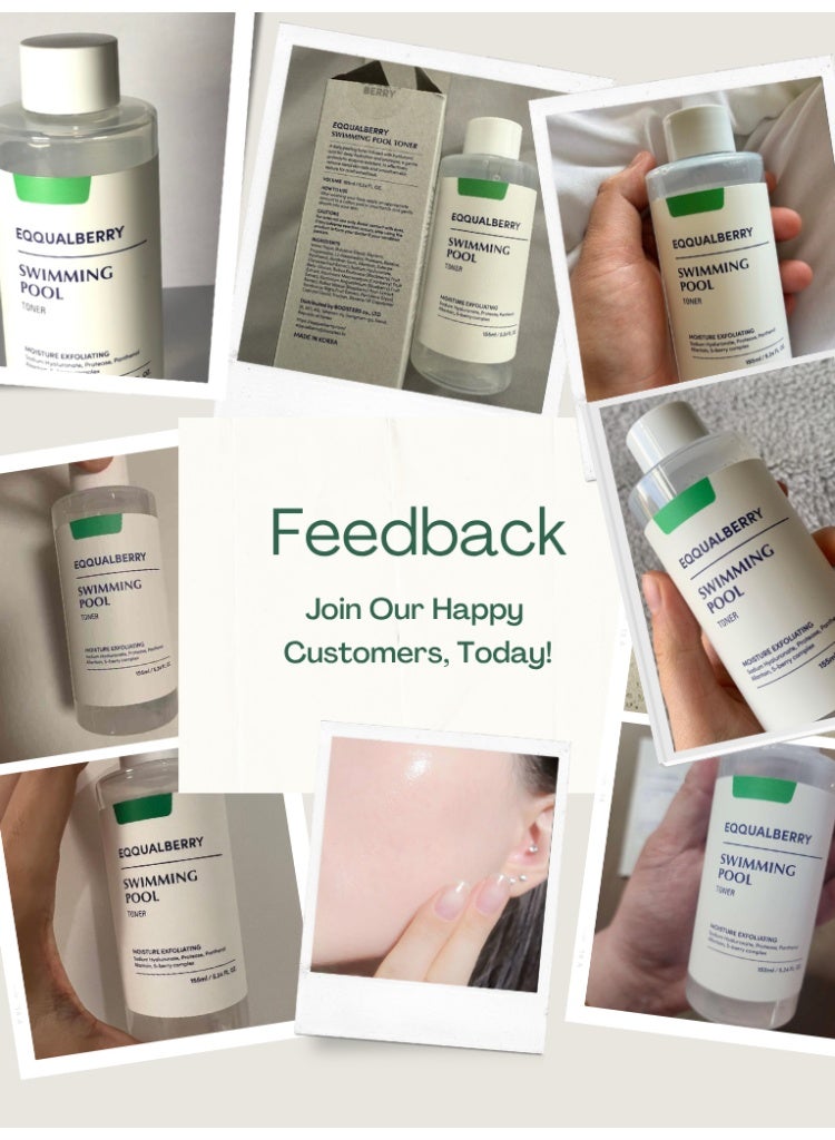 إيكوالبيري تونر إكوال بيري سويمينغ بول 155مل – ترطيب وتبريد فوري للعناية بالمسام وتوازن البشرة - Image 3
