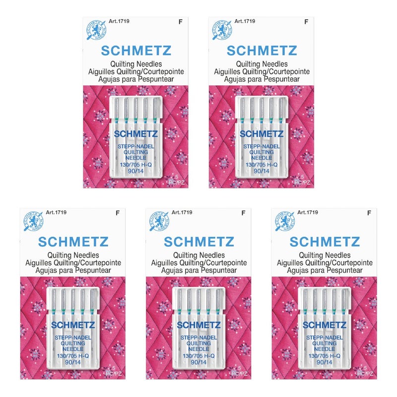 SCHMETZ Quilting Needles Size 9014 5Needle Cards Pack of 5 - Image 2