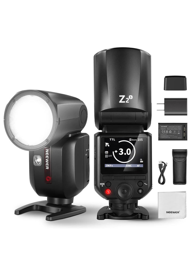 نيوير NEEWER Z2 TTL Round Head Flash Speedlite - Sony - Image 1