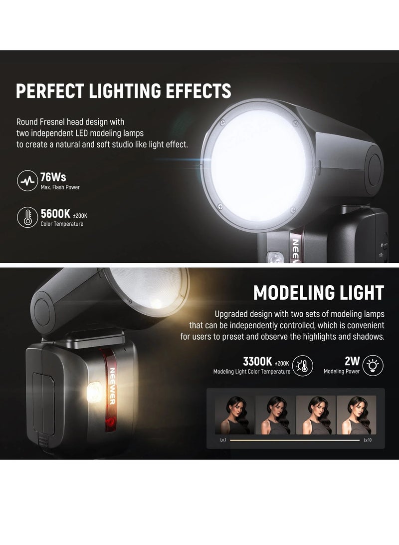 نيوير NEEWER Z2 TTL Round Head Flash Speedlite - Sony - Image 3