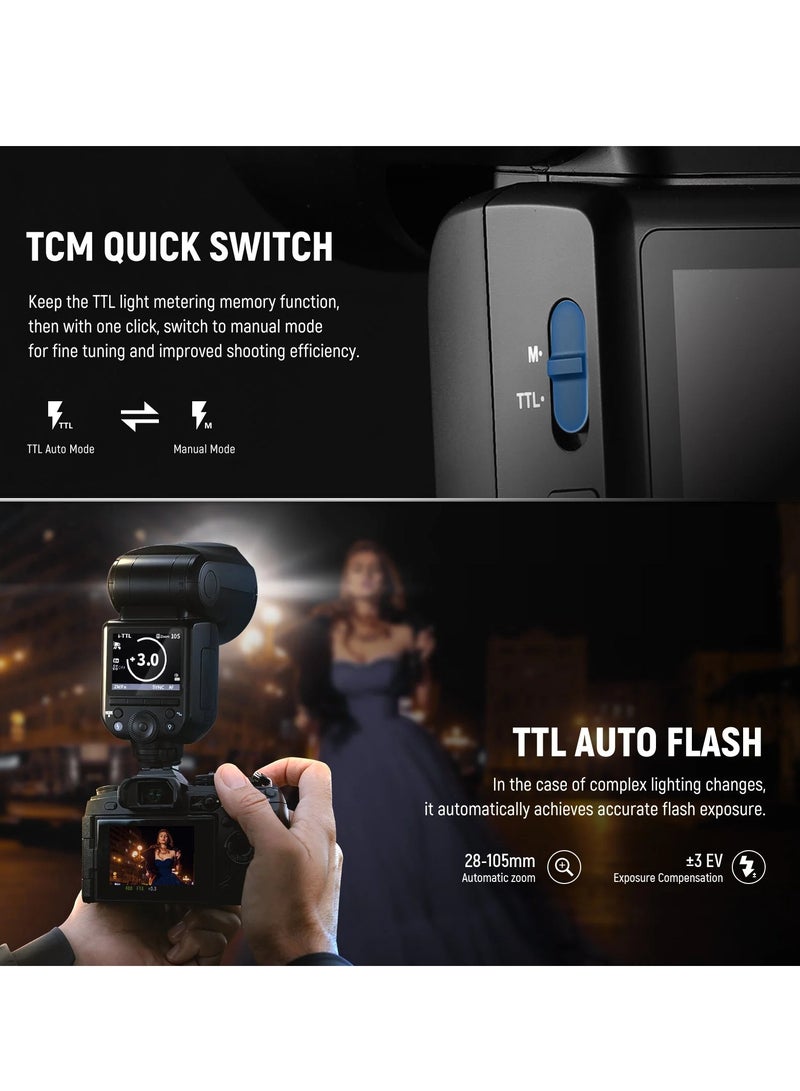 نيوير NEEWER Z2 TTL Round Head Flash Speedlite - Sony - Image 4