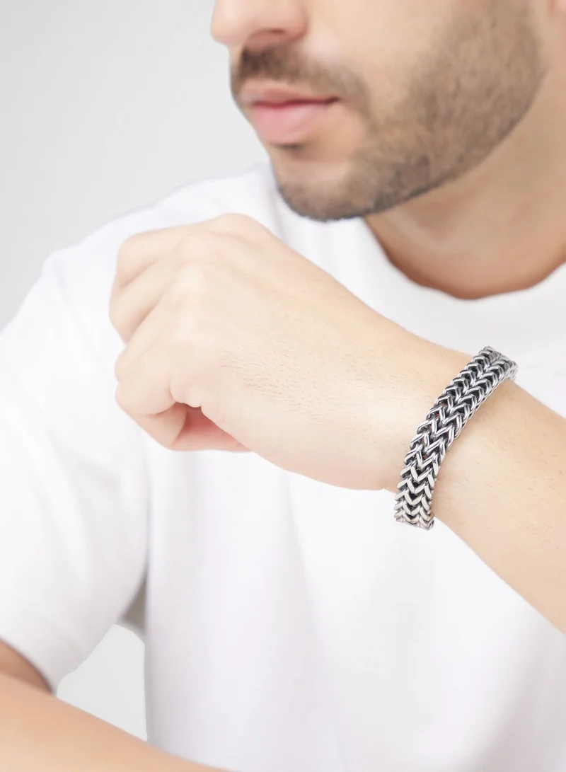 Robert Wood Stainless Steel Chunky Chain Bracelet