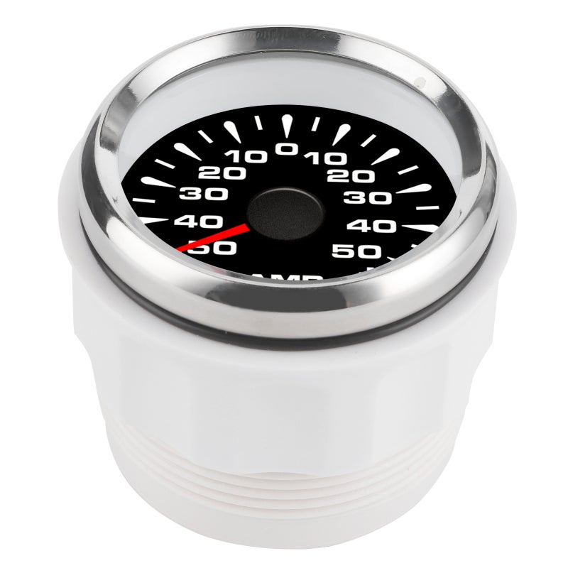 Digital Ammeter: IP67 Waterproof Dust-Proof Curved Anti-Fog Glass - 9-32V Ultra-Wide Voltage Durable Vibration-Resistant Stepper Motor Ammeter for Automotive Marine Harsh Environments - Image 2