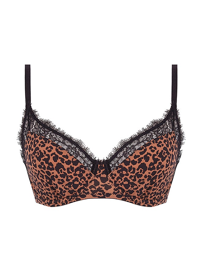 women'secret Pretty Classic Leopard Bra  - Image 1