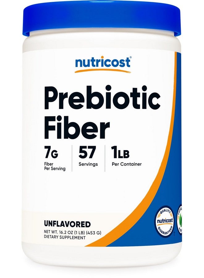 Nutricost Prebiotic Fiber Unflavored (1 Pound) - Vegan, Gluten-Free, GMO-Free - Image 1