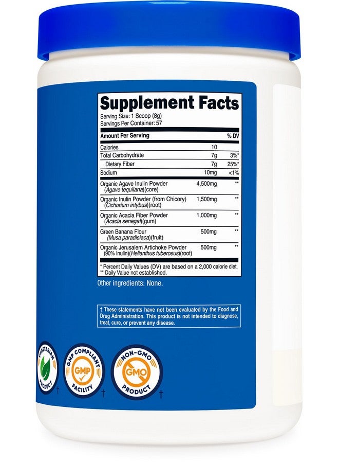 Nutricost Prebiotic Fiber Unflavored (1 Pound) - Vegan, Gluten-Free, GMO-Free - Image 5