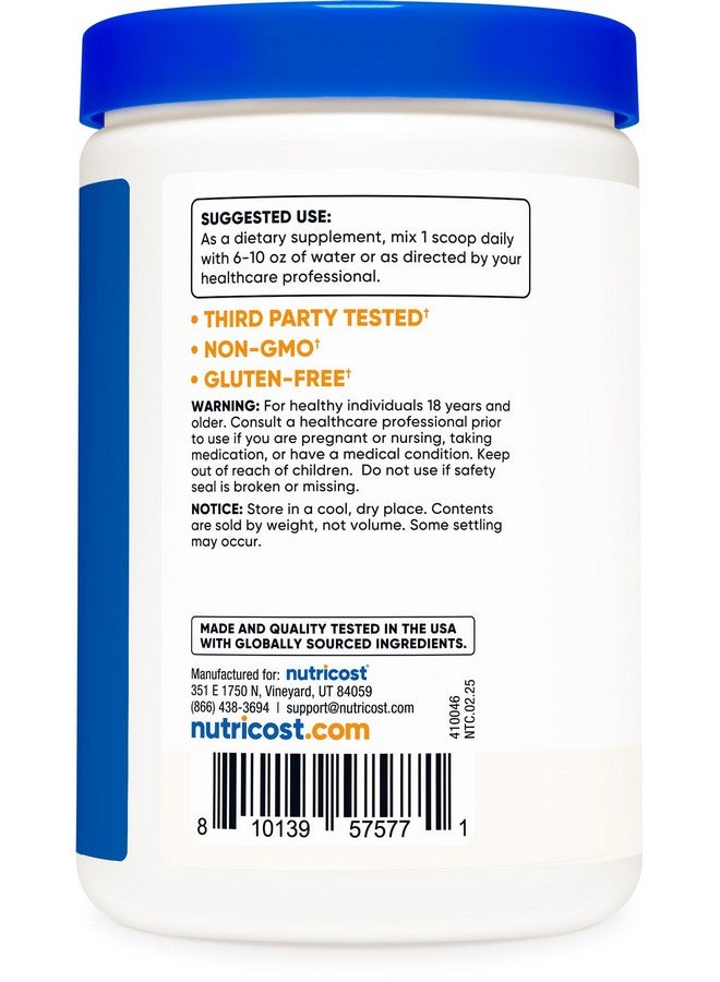 Nutricost Prebiotic Fiber Unflavored (1 Pound) - Vegan, Gluten-Free, GMO-Free - Image 4