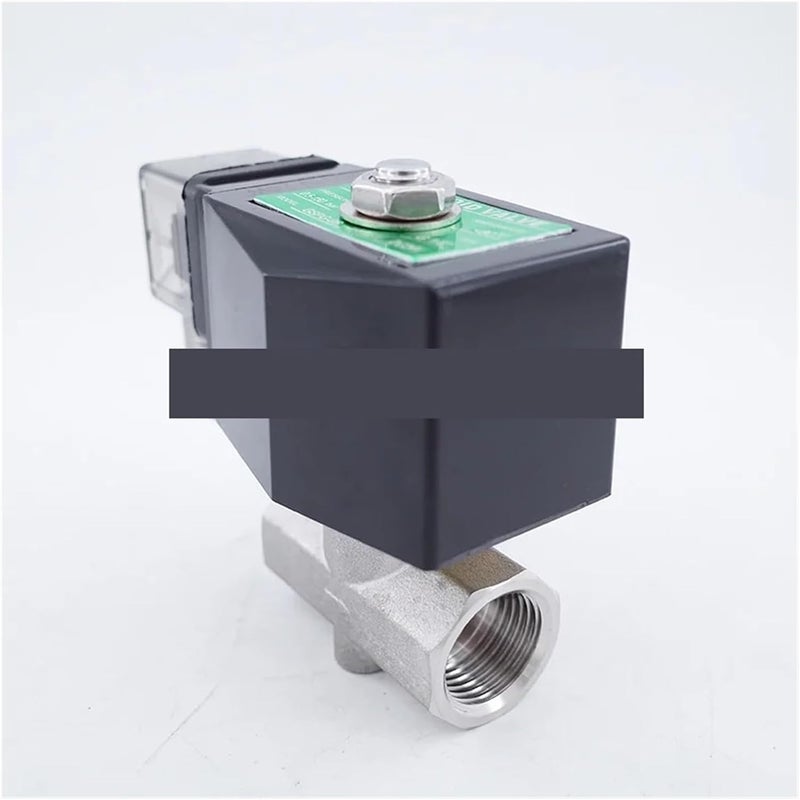 صمام كهرومغناطيسي ثنائي الاتجاه 100Bar 150Bar GSPG-06، قطر 3/8" 1/2"، جهد 220V أو 24V، فتحة 6mm، من الفولاذ المقاوم للصدأ 304، نوع N.C، جهد DC12V_100BAR - Image 2