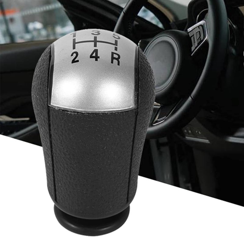 5 Speed Gear Stick Shift Knob, ABS Plastic, Black Replacement for Focus MK3 - Easy Installation, Durable Accessory (Grey) - Image 3
