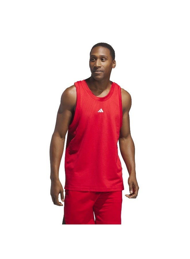 adidas Originals Legends Tank Red Basketball Tops 2Xs - Image 3