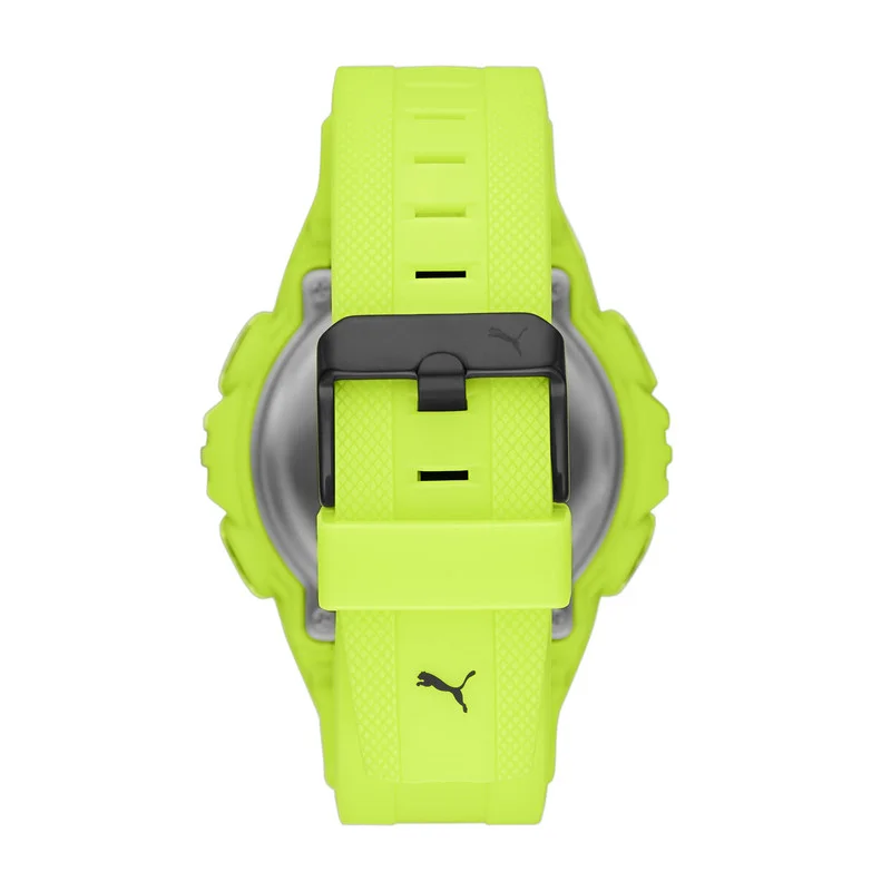 بوما Digital Quartz Watch for Men With Silicone Band- 10 ATM - PU P5041